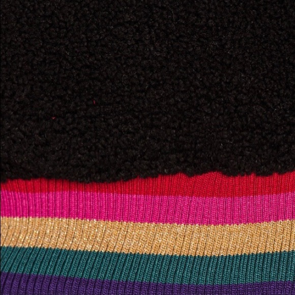 Spiritual Gangster SG Faux Furry Bomber Jacket - Picture 5 of 8